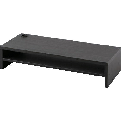 IRIS 289233 Monitor stand with shelf, black oak MNS590T-BO 1 unit