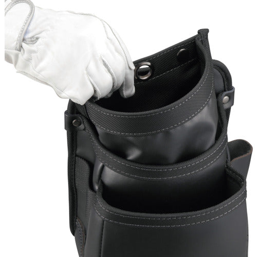 タジマ　着脱式腰袋Ｋ　２段小　SFKBK-2S　1 個