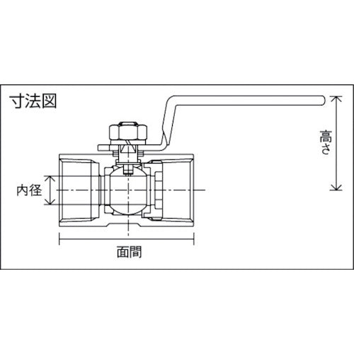 Ｆｕｊｉｋｉｎ　ステンレス鋼製３．９２ＭＰａレデュースボアタイプボール弁８Ａ　UBVN-14B-R　1 個