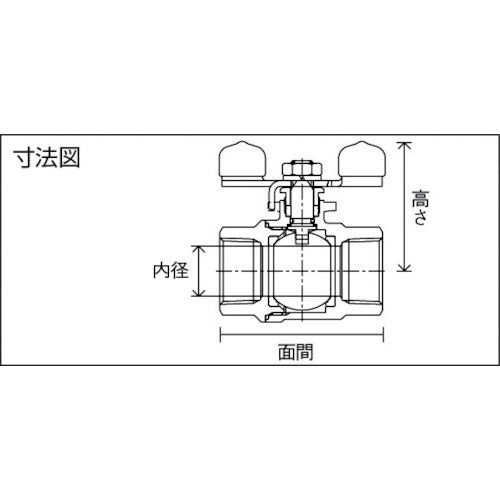 Ｆｕｊｉｋｉｎ　ねじ込みボール　ステンレス鋼製　３．９２ＭＰａ　フルボアタイプボール弁　８Ａ（１／４）　UBVNF-14B-BU-R　1 個