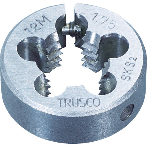 TRUSCO 원형 다이스 25 직경 M12×1.75 (SKS) T25D-12X1.75 1개