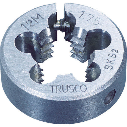 TRUSCO 원형 다이스 25 직경 M6×1.0 (SKS) T25D-6X1.0 1개
