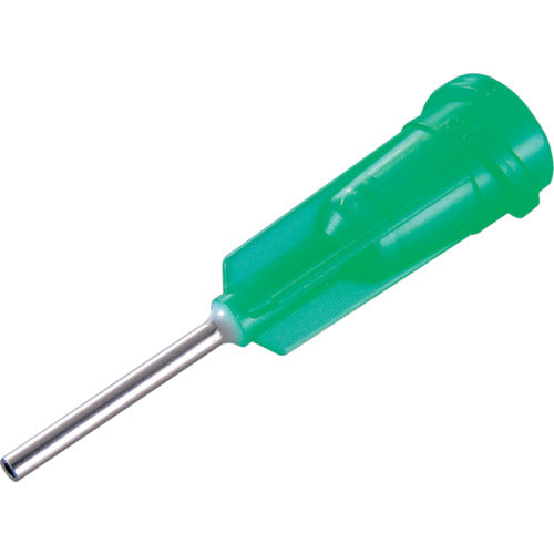 MUSASHI Double-threaded Plastic Needle, Green, Pack of 50, DPN-18G-1, 1 PK