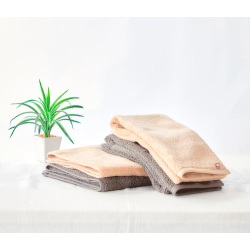 TRUSCO Imabari Mini Bath Towel Anti-Virus Treatment Fulltect(R) Beige 340X1050 FLUT-MTB 1 pc