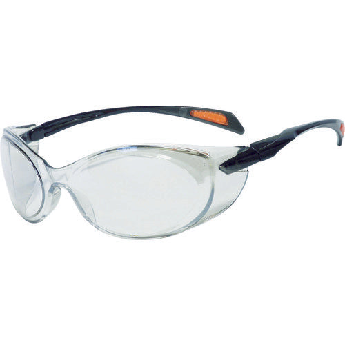 TRUSCO 2안형 세이프티 글라스 고글 타입 렌즈 실버 TSG-814SV 1개