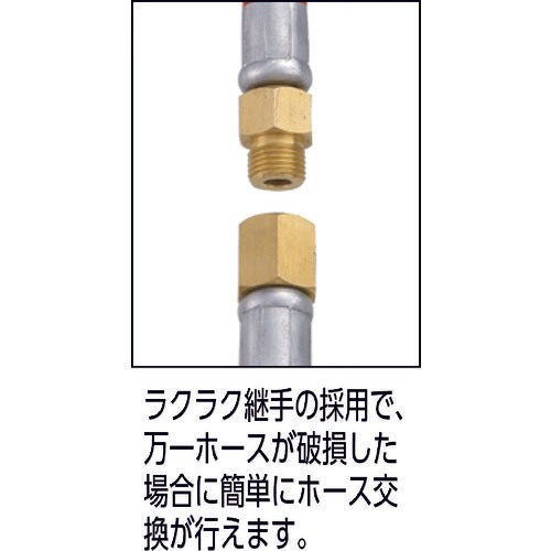 ＴＲＩＥＮＳ　エアーホースリール　内径６．５ｍｍ×１０ｍ　SHS-210A　1 台