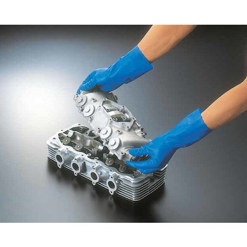 SHOWA 염화 비닐 장갑 No160 내유 얇은 블루 L 사이즈 NO160-L 1 쌍