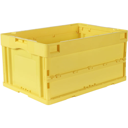 リス　ＣＢ型折りたたみコンテナ　５７３９８４　ＣＢ−Ｓ４１ＮＲ　黄　CB-S41NR　1 個
