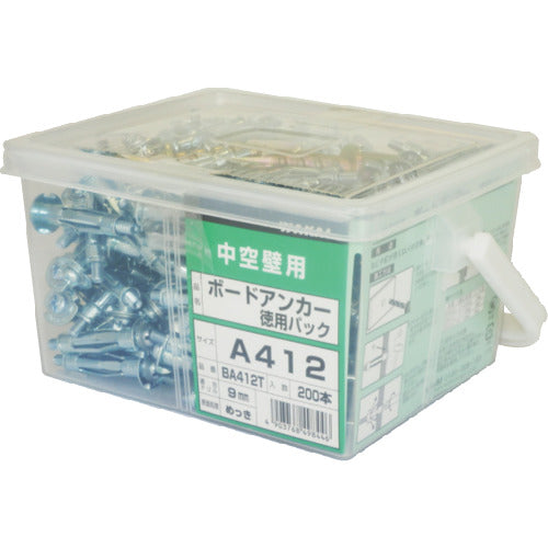 WAKAI Value Board Anchor A-412 BA412T 1 box