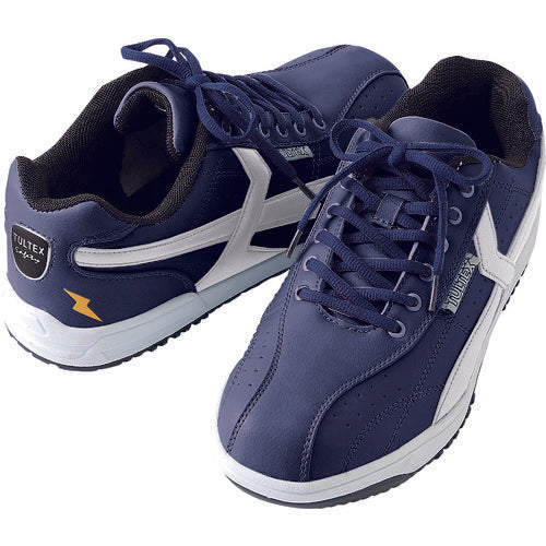 Aitos Safety Shoes Navy/Silver 24.5 51622-BSV-245 1 pair