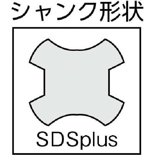 サンコー　アンカードリルＡＤＸ−ＳＤＳ　全長４６０タイプ　ADX-25.0X460SDS　1 本