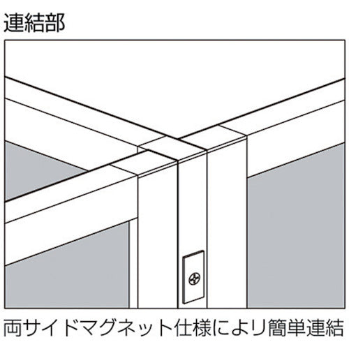 TRUSCO Magnetic Partition 900XH1800 Bronze TMGP-1809BR 1 unit