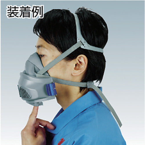 3M 교환식 방진 마스크 ​​7780J/7753-RL2 L사이즈 7780J/7753-RL2L 1개