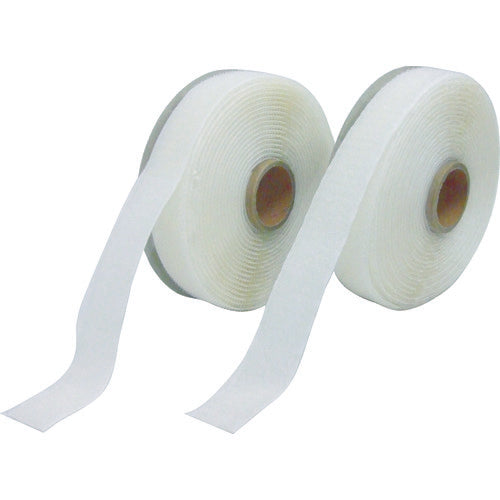 Ｓｈｉｎｗａ　マジクロボンド　メス　強粘着付　２５ｍｍ×５ｍ　白　2W3L5UC-255-W　1 巻