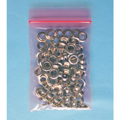 セイニチ　チャック付ポリ袋　ユニパック　Ａ−４　半透明赤　縦７０×横５０×厚さ０．０４ｍｍ　３００枚入　A-4-CR　1 袋