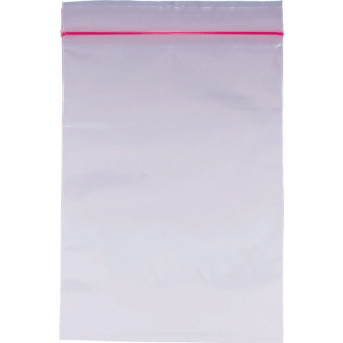 セイニチ　チャック付ポリ袋　ユニパック　Ａ−４　半透明赤　縦７０×横５０×厚さ０．０４ｍｍ　３００枚入　A-4-CR　1 袋