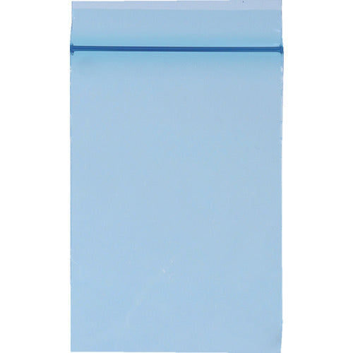 セイニチ　チャック付ポリ袋　ユニパック　Ｂ−４　半透明青　縦８５×横６０×厚さ０．０４ｍｍ　３００枚入　B-4-CB　1 袋