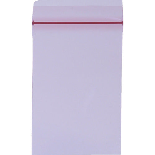 セイニチ　チャック付ポリ袋　ユニパック　Ｂ−４　半透明赤　縦８５×横６０×厚さ０．０４ｍｍ　３００枚入　B-4-CR　1 袋