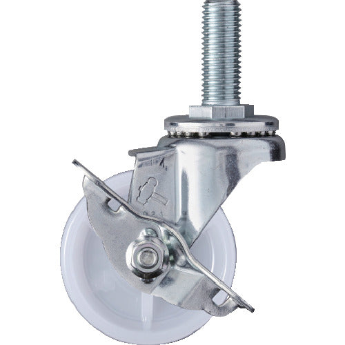 Hammer Screw-in type Swivel nylon wheel 65mm with stopper 413SA-N65 1 piece