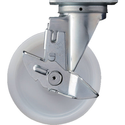 ハンマー　旋回式ナイロン車輪　１５０ｍｍ　ストッパー付　413S-N150　1 個