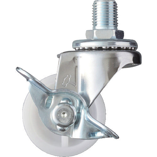 Hammer Screw-in Swivel Nylon Wheel 40mm M12 with Stopper 415A-30N40 1 pc