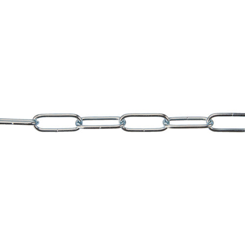 ＴＲＵＳＣＯ　ユニクロチェーン　溶接無タイプ２．６パイ×５Ｍ　TIL26-5M　1 本