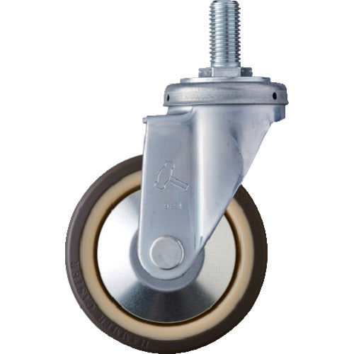 Hammer Screw-in Swivel Urethane Caster (Nylon Wheel, Ball Bearing) 125mm 420SA-UB125 1 pc