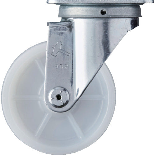 망치 선회식 나일론 바퀴 100mm 420S-N100 1개