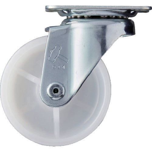 망치 선회식 나일론 바퀴 75mm 420S-N75 1개