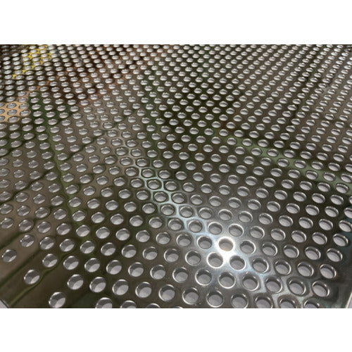 TRUSCO Stainless Steel Punching Metal 1t D5P8 450X450 304BA1-D5-P8-450X450 1 sheet