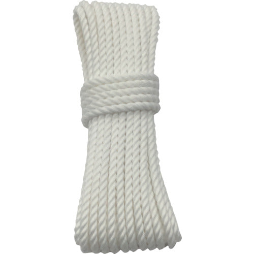 ユタカメイク　ロープ　ビニロンロープ３ッ打　６φ×１０ｍ　A-53　1 巻