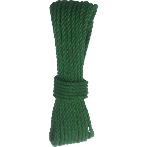 Yutakamake Rope PE Rope Green 5φ x 10m A-68 1 roll