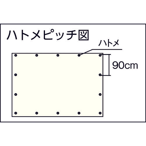 ユタカメイク　シート　ＰＥ透明糸入りシート（ＵＶ剤入）　１．８ｍ×２．７ｍ　B309　1 枚