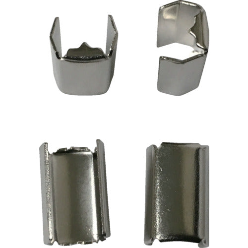 ユタカメイク　金具　端末爪　６ｍｍ×１３．５ｍｍ　４個入り　KM-03　1 袋