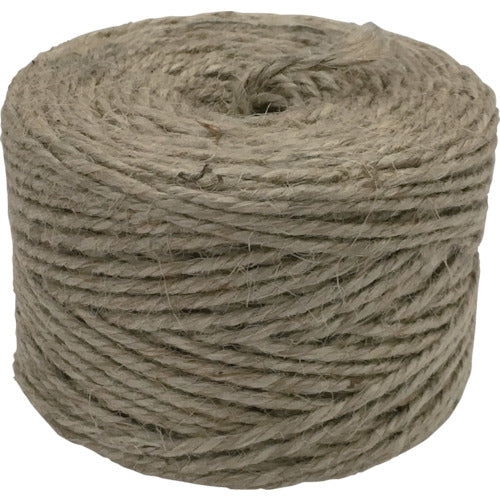 ユタカメイク　荷造り紐　ジュート麻　１４番　３本撚×５５ｍ　１００ｇ　M-126　1 巻