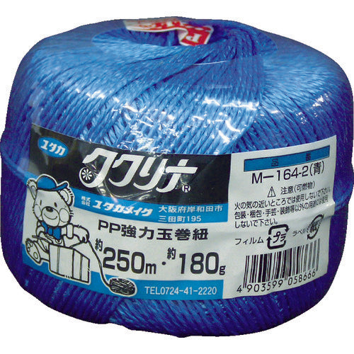유타카 메이크업 짐 끈 강력 볼 권 끈 약 250 M·약 180 g 블루 M-164-2 1 권