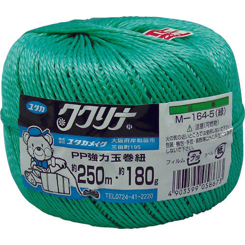 유타카 메이크업 짐 끈 강력 볼 권 끈 약 250 M·약 180 g 그린 M-164-5 1 권