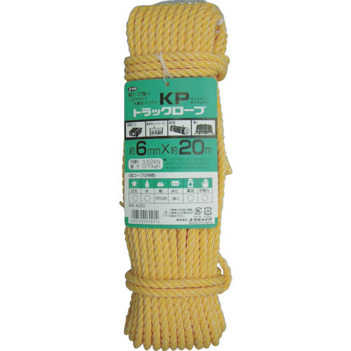 Yutakamake Rope KP Truck Rope 6φ×20m NK-620 1 roll