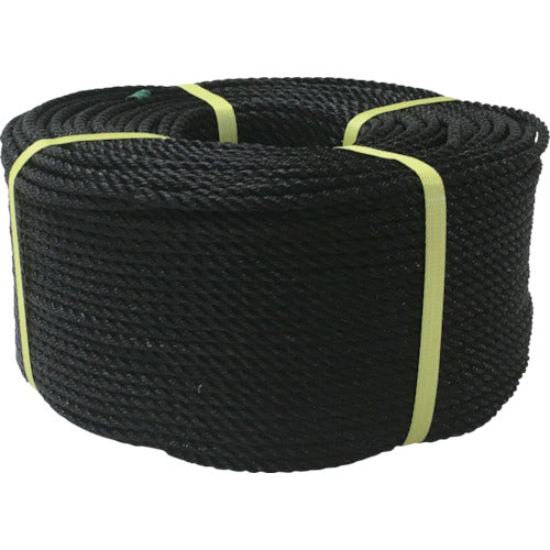 Yutakamake Rope PE Rope Roll 6φ x 200m Black PE104 1 Roll