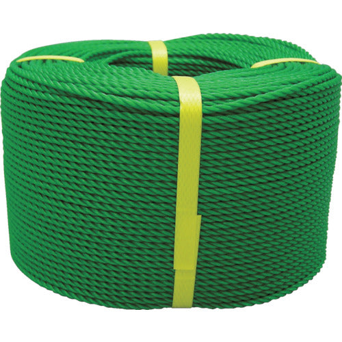 Yutakamake Rope PE Rope Roll 3φ x 200m Green PE-73 1 Roll