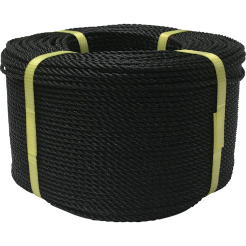 Yutakamake Rope PE Rope Roll 3φ x 200m Black PE-74 1 Roll