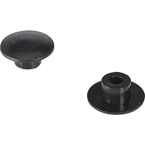 ＴＲＵＳＣＯ　六角穴付ボルト用カバーキャップ　Ｍ５　黒（１０個入）　TSCP5-BK　1 袋