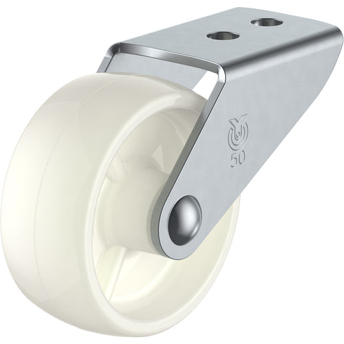 YUEI Plate-type Fixed Caster Nylon Wheel diameter 50mm G type GRE type Mounting dimensions 14x0 GRE-50N 1 piece