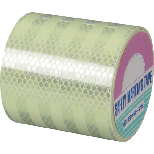 Green Cross High Brightness Luminous Reflective Tape AP1005 100mm wide x 5m For indoor and outdoor use 072012 1 roll