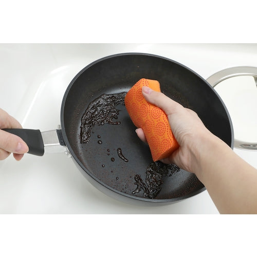 3M 스카치 브라이트 스크럽 도트 청결 스폰지 2개 팩(오렌지) SDS-02KE2PM 1조