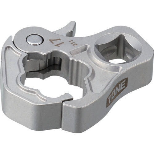 TONE 퀵 오픈 크로우 풋 렌치 대변 치수 19mm 삽입 각 9.5mm 3QCF-19 1개