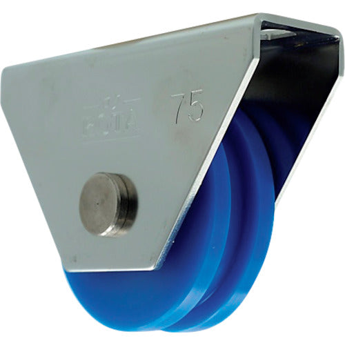 요코즈나 로타·MC 방음 중량 호차 75 mm H형 WMS-0756 1개