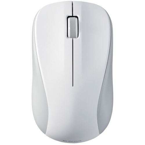 ELECOM Business Mouse Bluetooth IR Mouse M Size Antibacterial RoHS Compliant White M-K6BRKWH/RS 1 pc