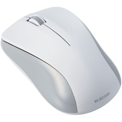ELECOM Business Mouse Bluetooth IR Mouse M Size Antibacterial RoHS Compliant White M-K6BRKWH/RS 1 pc
