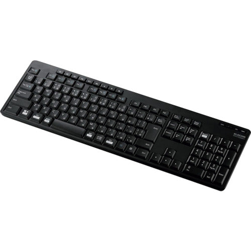 ELECOM Full Keyboard Bluetooth Quiet Design Antibacterial Black TK-FBM118SKBK 1 pc
